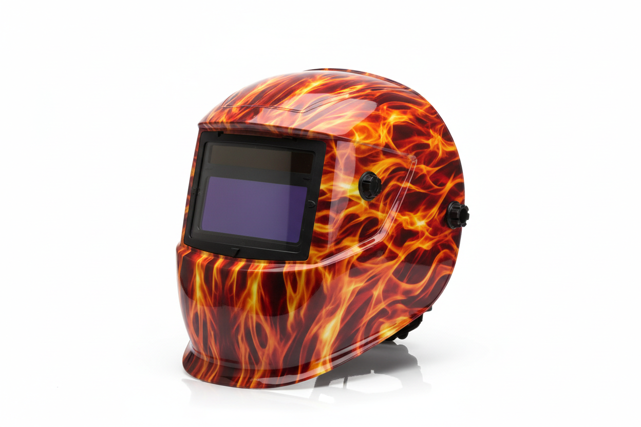 Auto-Darkening Welding Helmet - Solar Powered