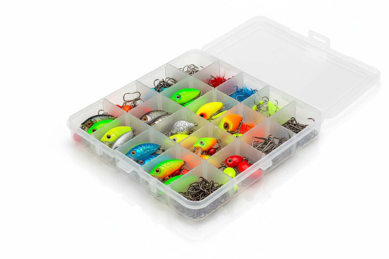 Fishing Tackle Box - 200+ Piece Set
