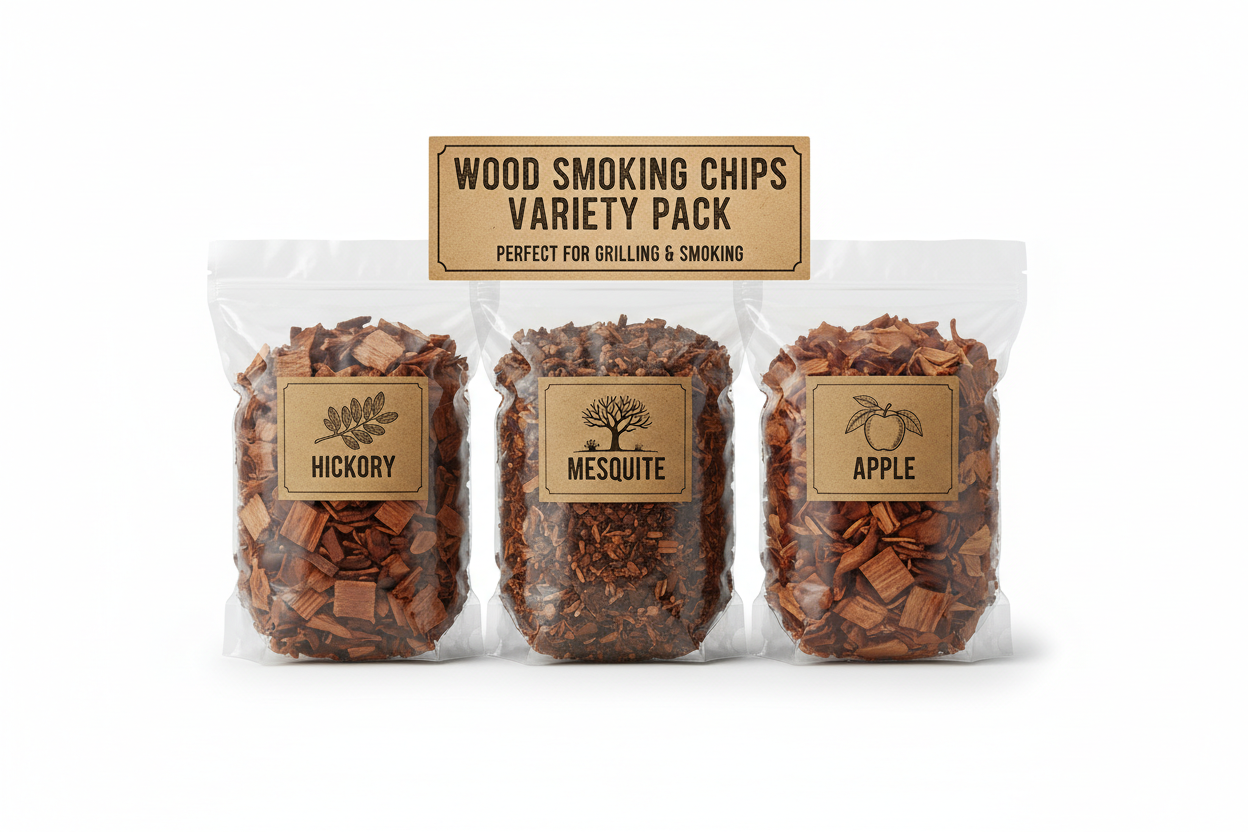 Wood Smoking Chips - Variety Pack