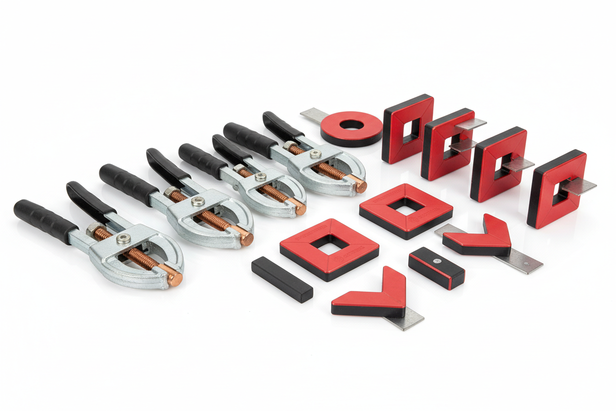 Welding Clamps and Magnets Set - 6-Piece
